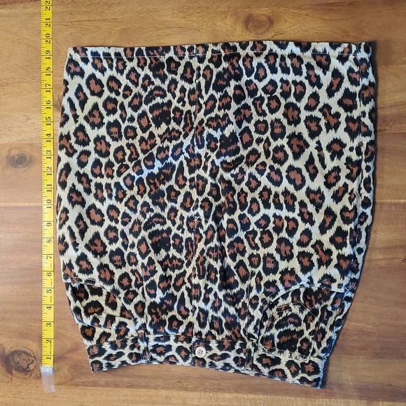 MEXX Women's Black Leopard print Skirt - Picture 2 of 9